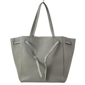 Celine Tote Bag Cabas Phantom Small With Belt Gray